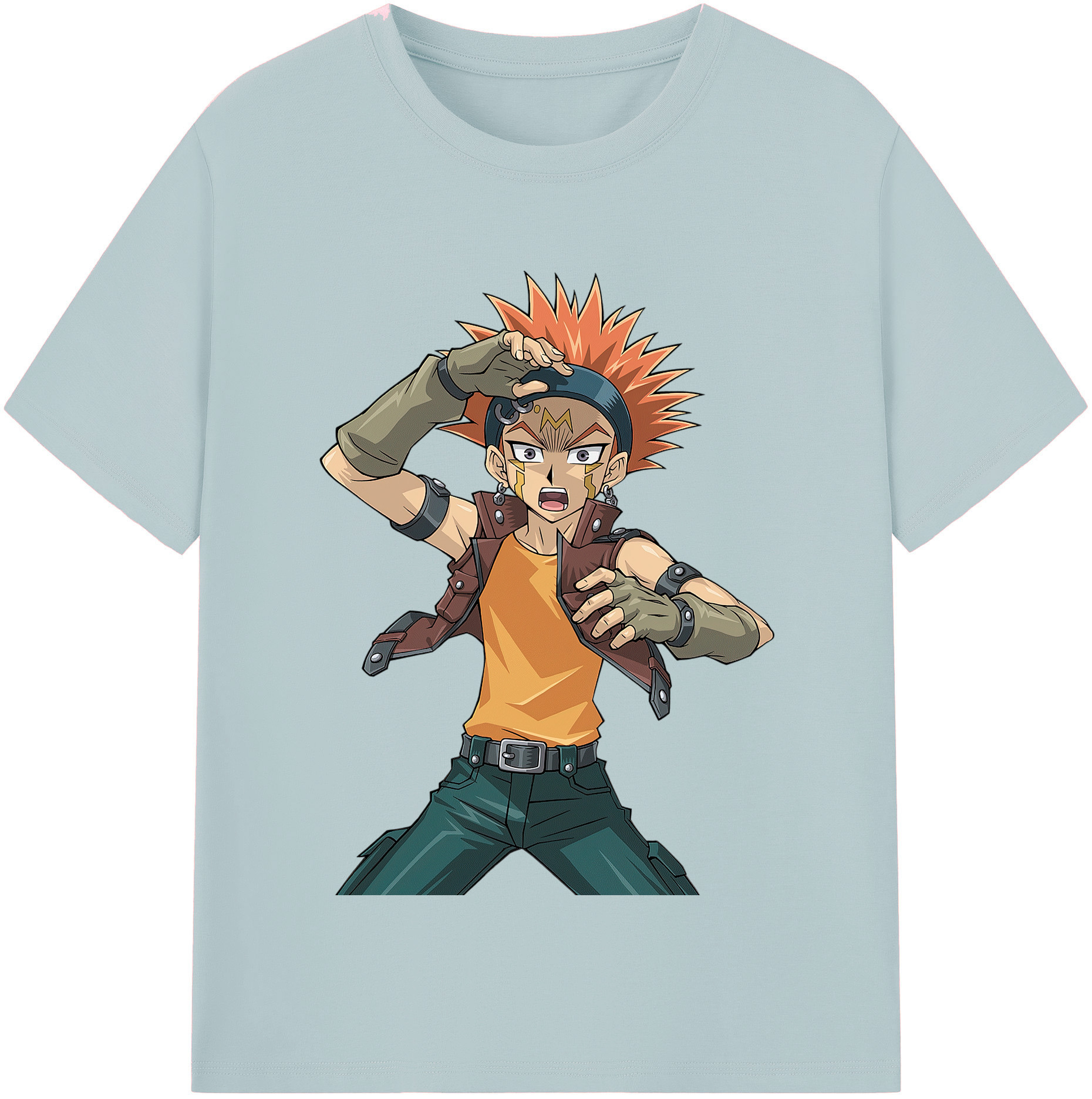 （画像用） 遊☆戯☆王 Yu-Gi-Oh! 綿100％半袖Tシャツ（フロントプリント）